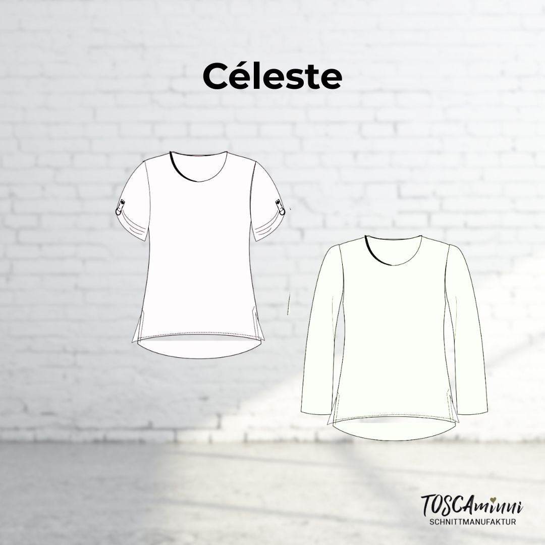 Schnittmuster Damen Shirt Celéste Gr. 34-54 - Oversize - Sewando