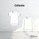Schnittmuster Damen Shirt Celéste Gr. 34-54 - Oversize - Sewando