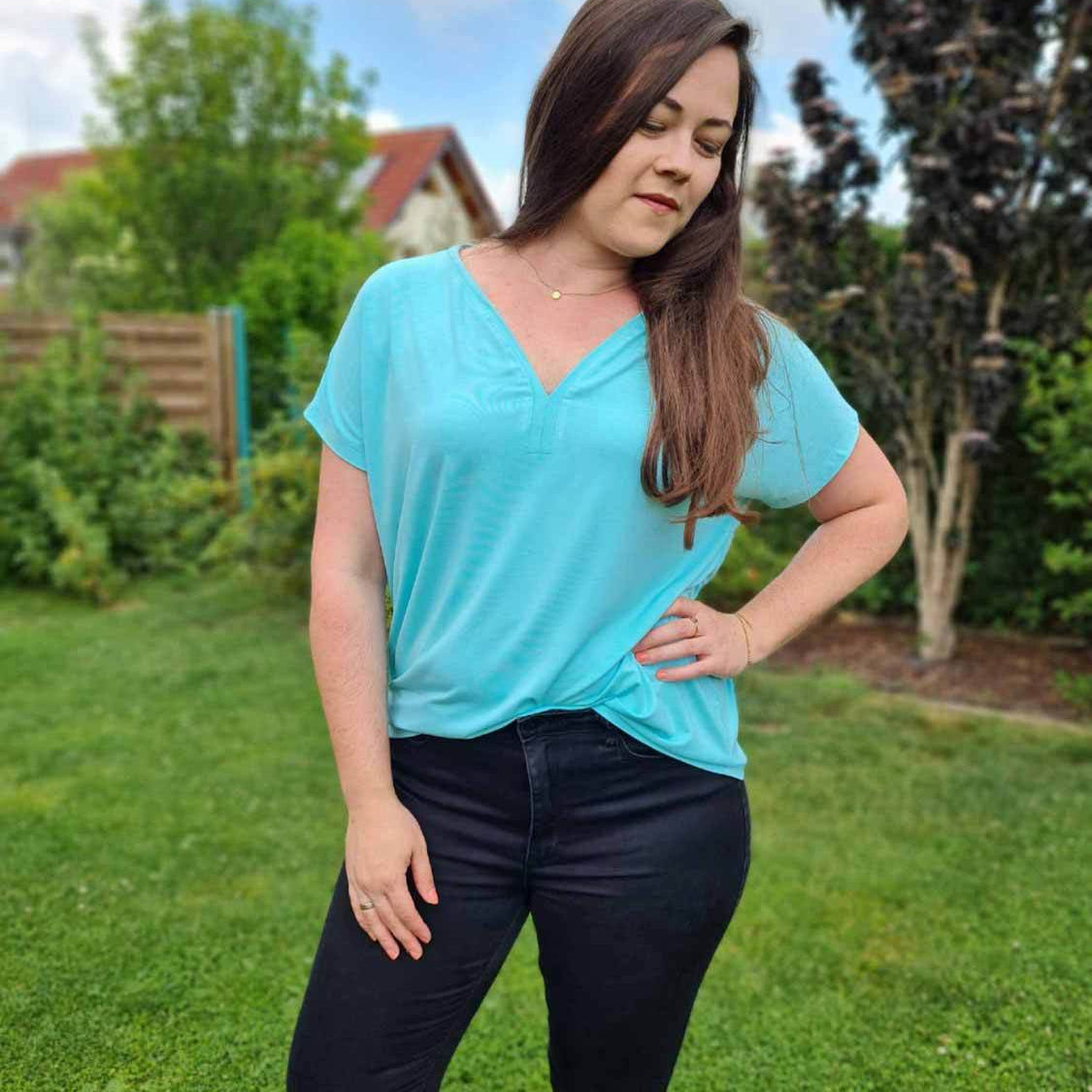 Schnittmuster Shirt „Locker und leicht“ Damen Gr. 32 - 62 - Sewando