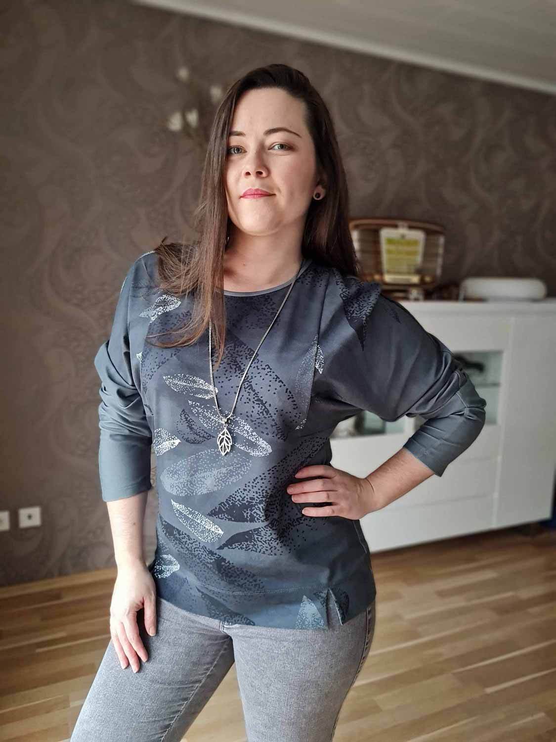 Schnittmuster Shirt/Pullover/Kleid „Heiter bis wolkig“ Damen Gr. 32 - 62 - Sewando