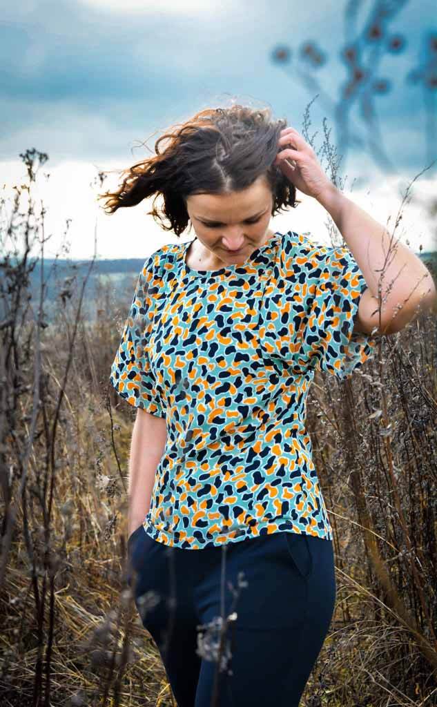 Schnittmuster Shirt/Pullover/Kleid „Heiter bis wolkig“ Damen Gr. 32 - 62 - Sewando