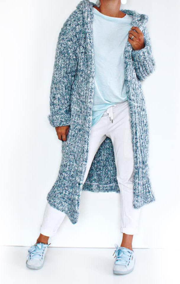 Schnittmuster Wollmantel Strickmantel DOMINGO (34-58) : - Sewando