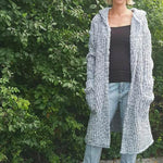 Schnittmuster Wollmantel Strickmantel DOMINGO (34-58) : - Sewando