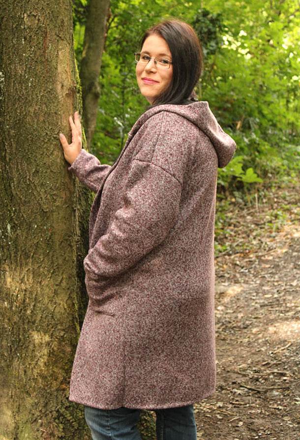 Schnittmuster Wollmantel Strickmantel DOMINGO (34-58) : - Sewando