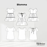 Schnittmuster Damen Tunika Blomma Gr. 34-54 - Sewando