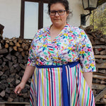 Schnittmuster Wickelkleid AURORA (34-56) : - Sewando
