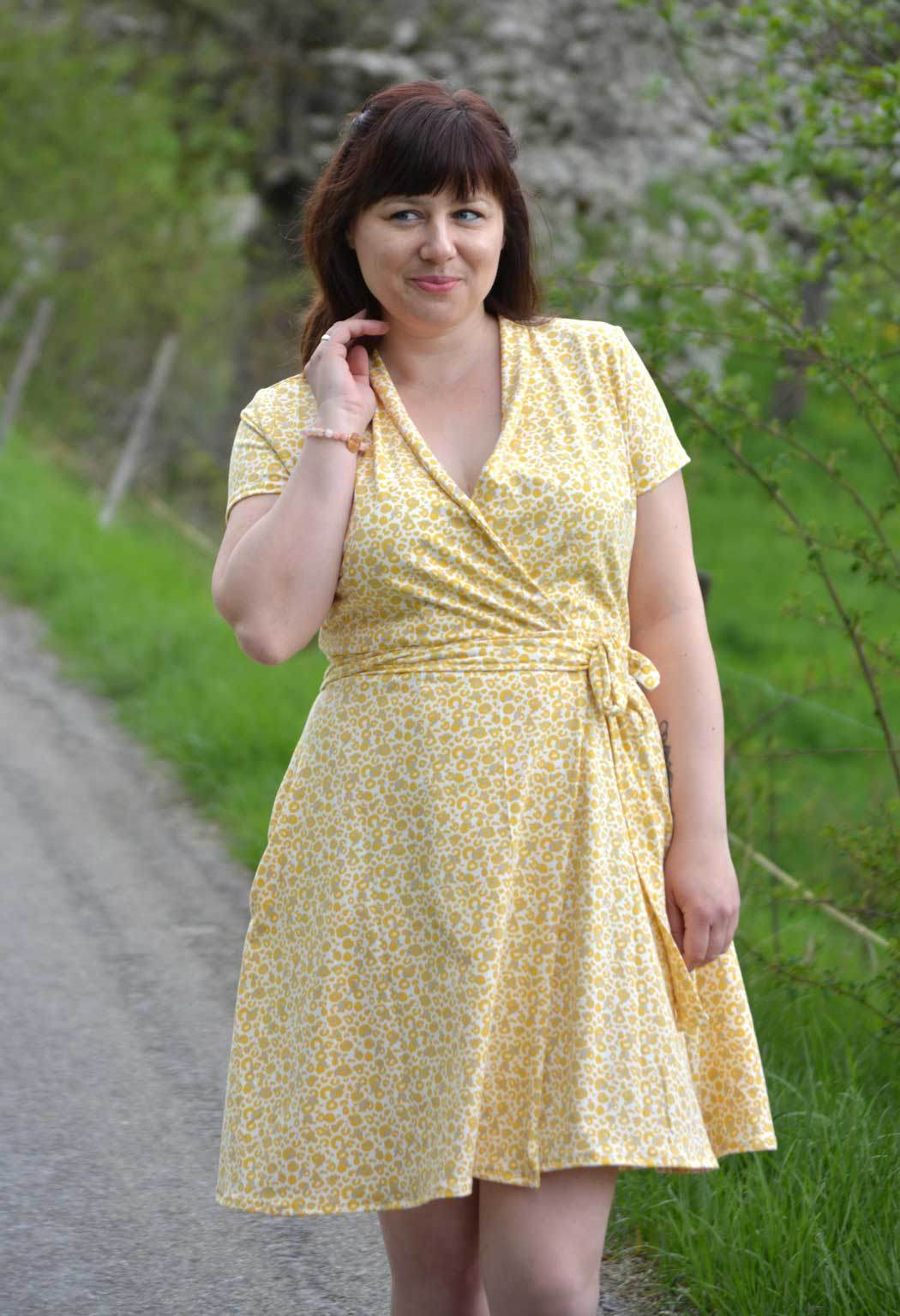 Schnittmuster Wickelkleid AURORA (34-56) : - Sewando