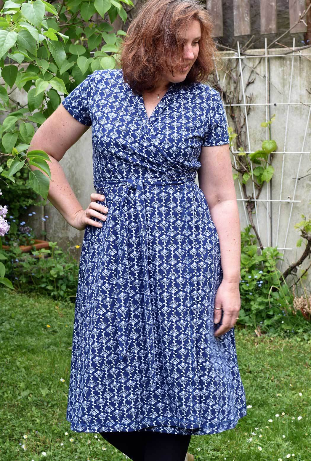 Schnittmuster Wickelkleid AURORA (34-56) : - Sewando