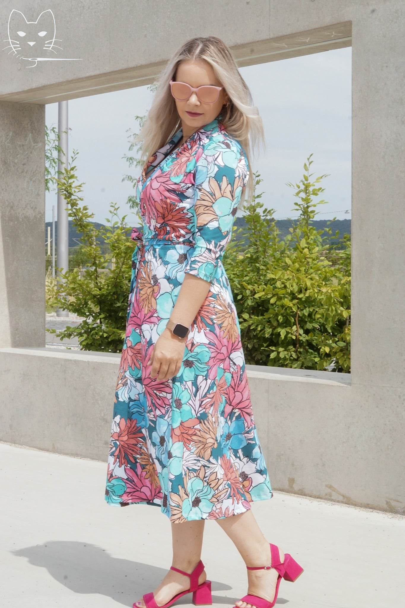 Schnittmuster Wickelkleid AURORA (34-56) : - Sewando