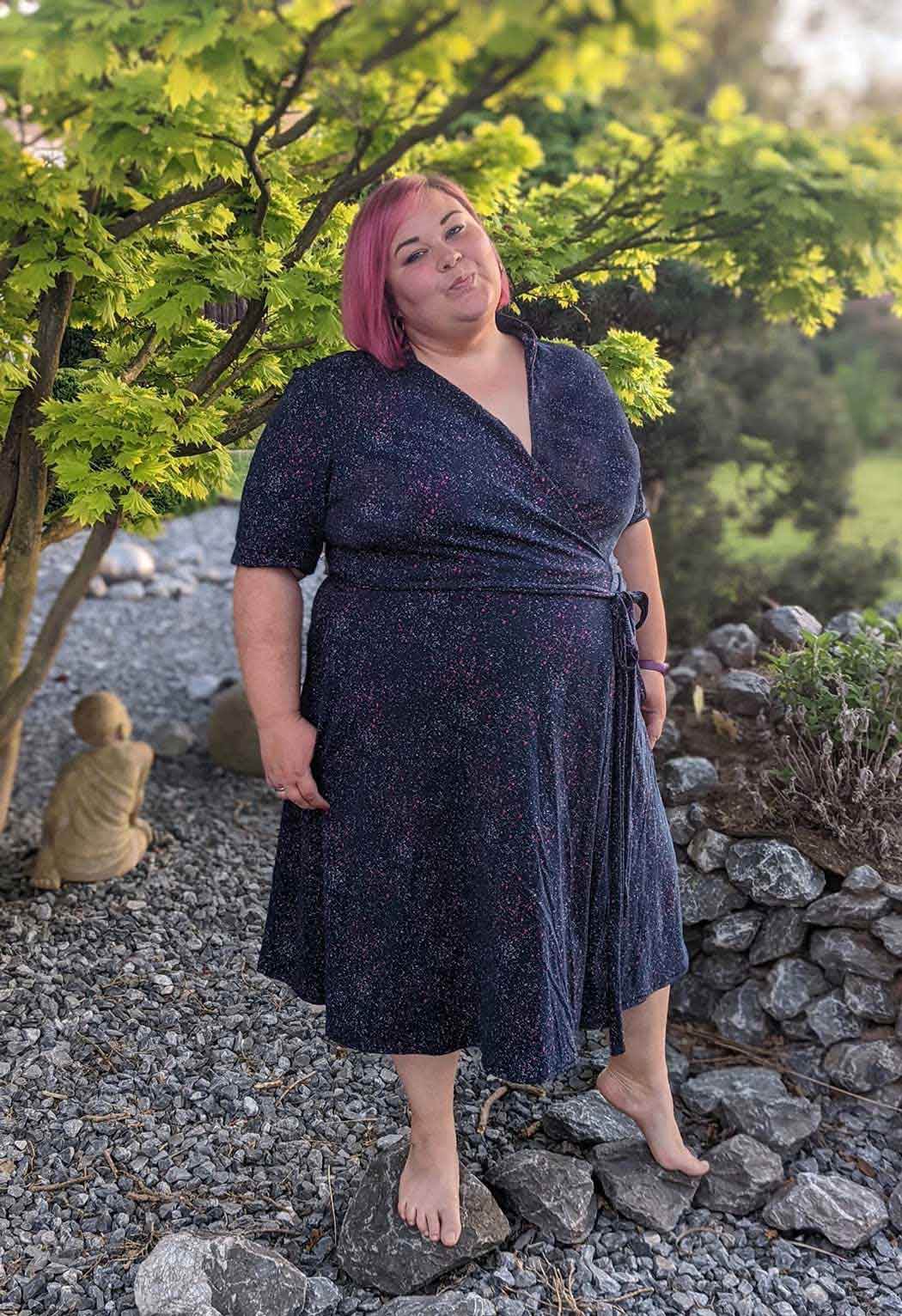 Schnittmuster Wickelkleid AURORA (34-56) : - Sewando