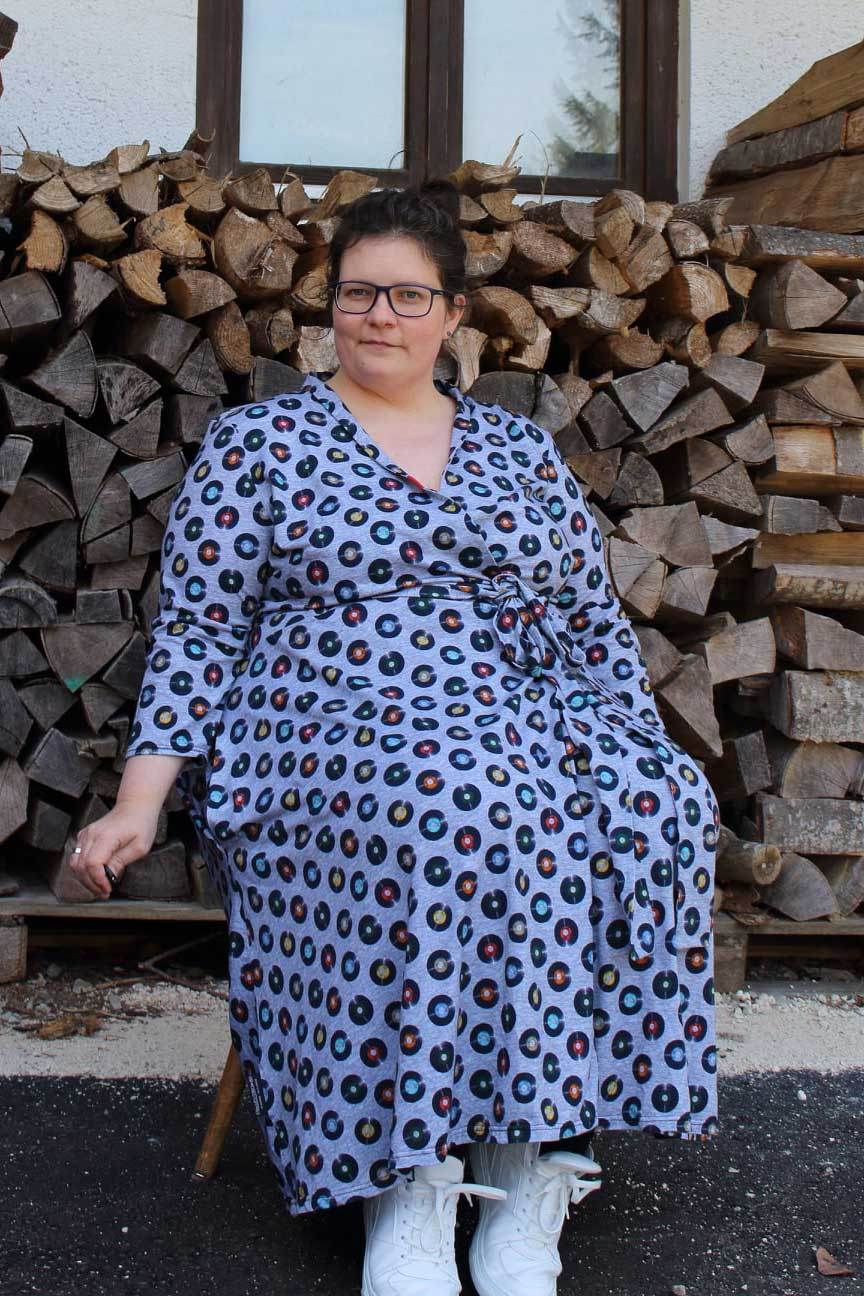 Schnittmuster Wickelkleid AURORA (34-56) : - Sewando