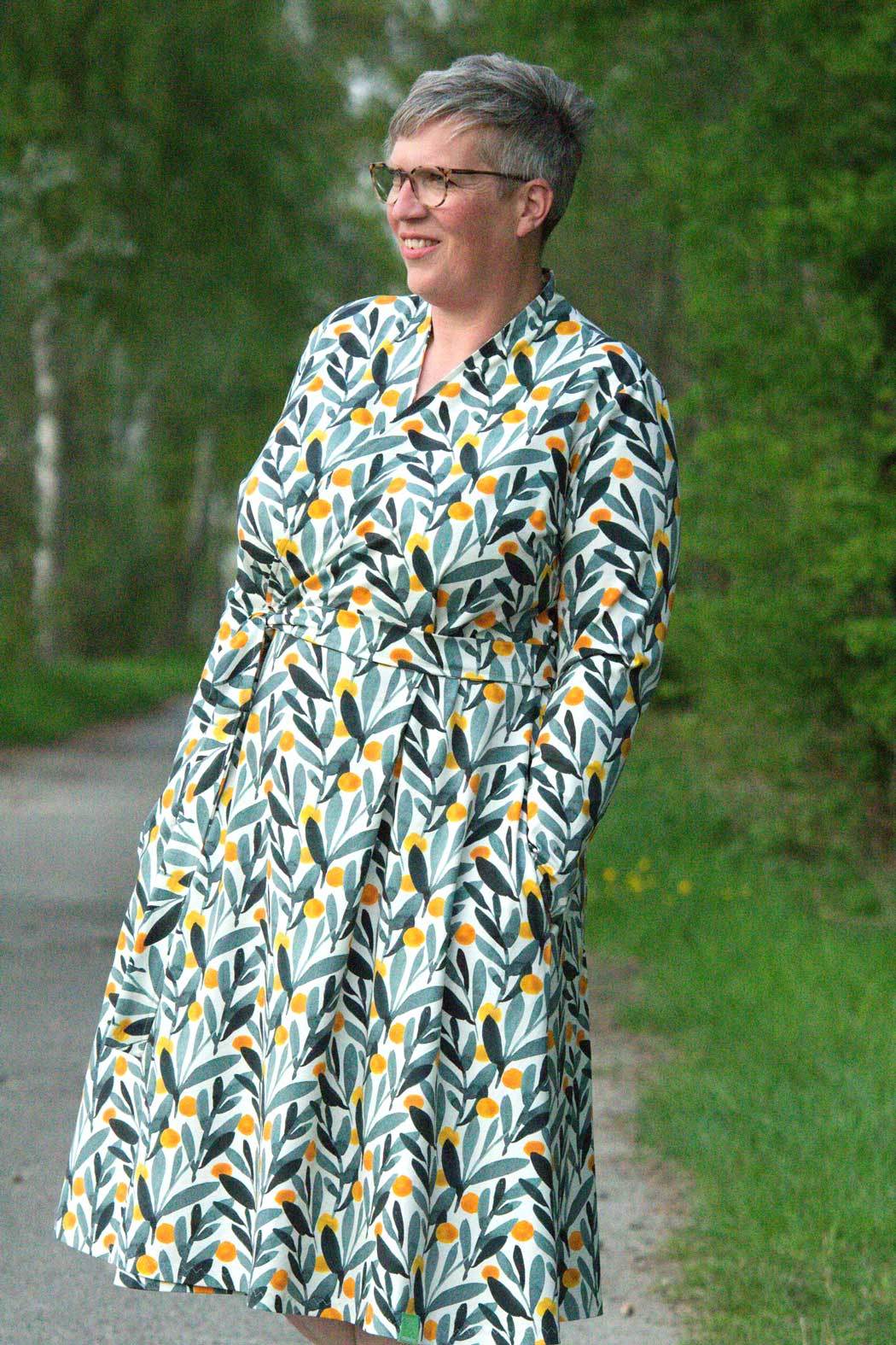 Schnittmuster Wickelkleid AURORA (34-56) : - Sewando
