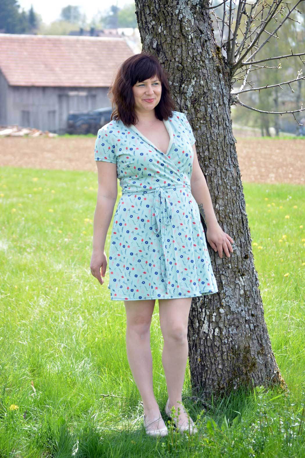 Schnittmuster Wickelkleid AURORA (34-56) : - Sewando