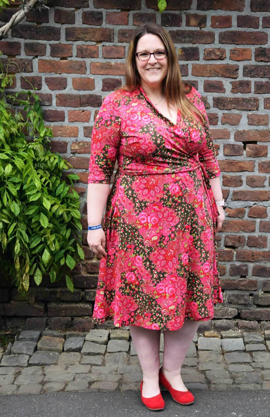 Schnittmuster Wickelkleid AURORA (34-56) : - Sewando