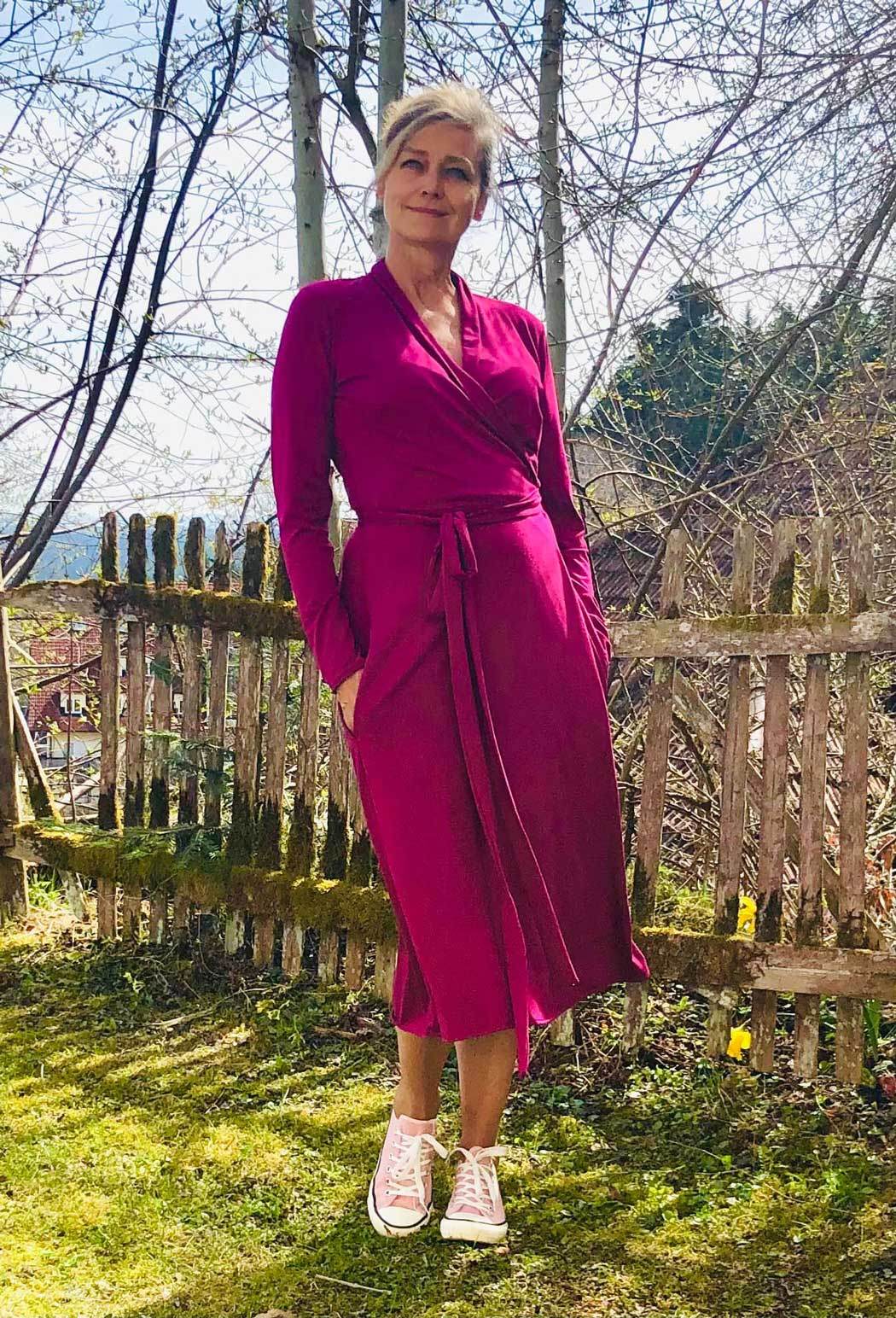 Schnittmuster Wickelkleid AURORA (34-56) : - Sewando