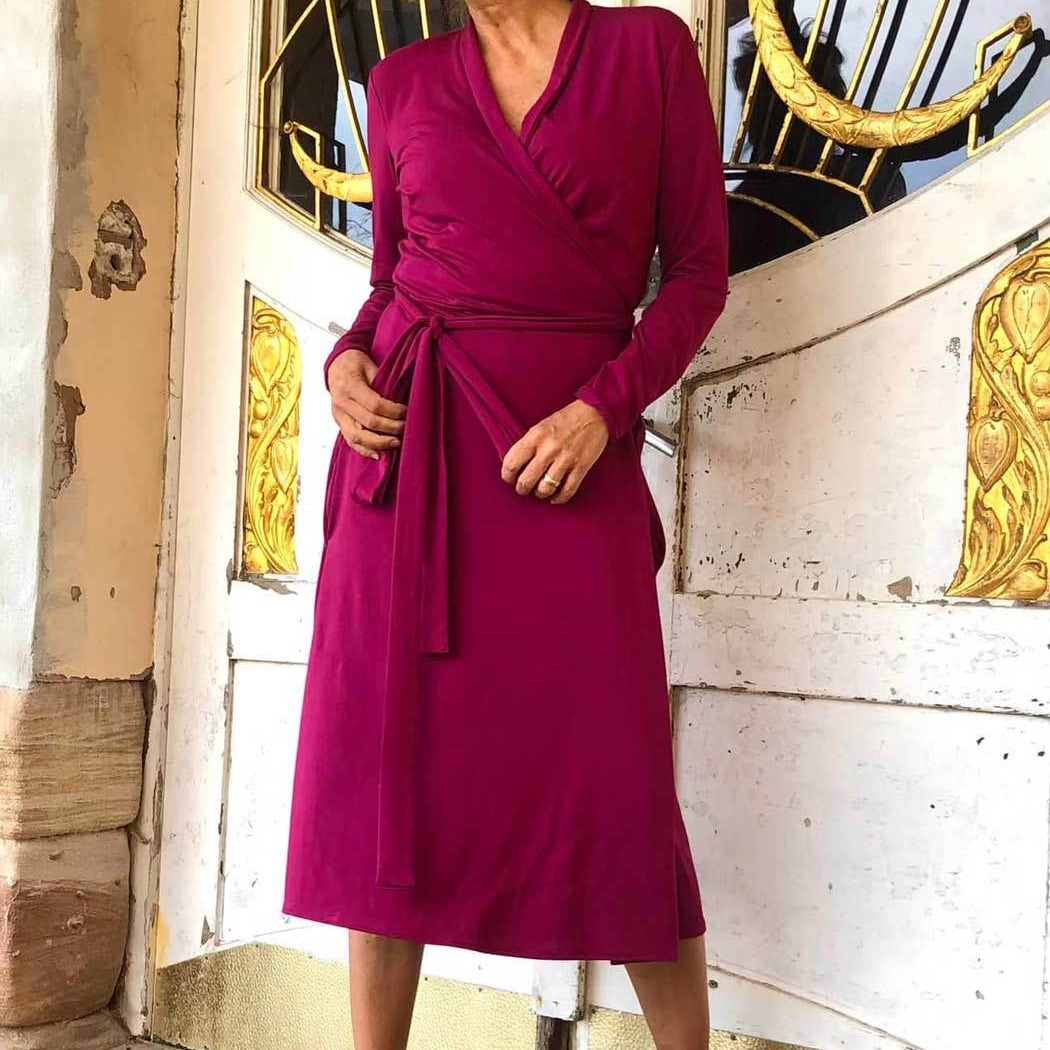 Schnittmuster Wickelkleid AURORA (34-56) - Sewando