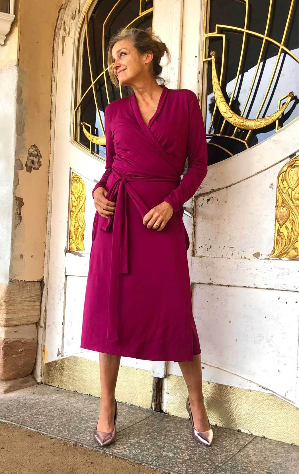 Schnittmuster Wickelkleid AURORA (34-56) : - Sewando