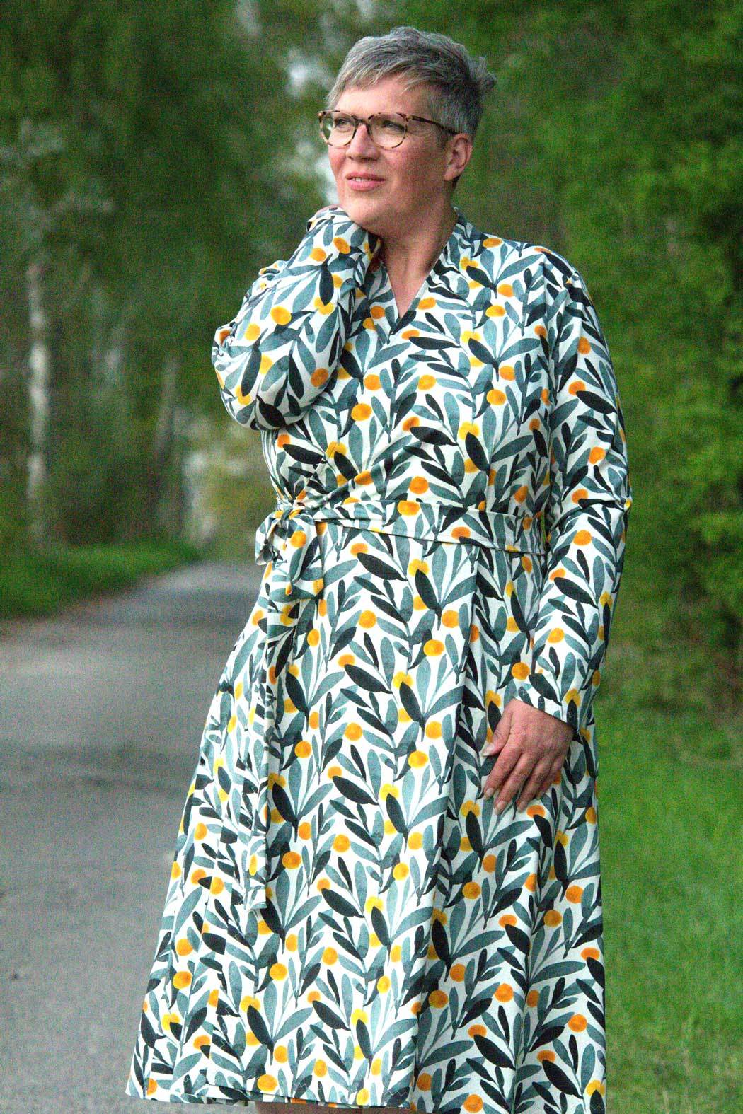 Schnittmuster Wickelkleid AURORA (34-56) : - Sewando