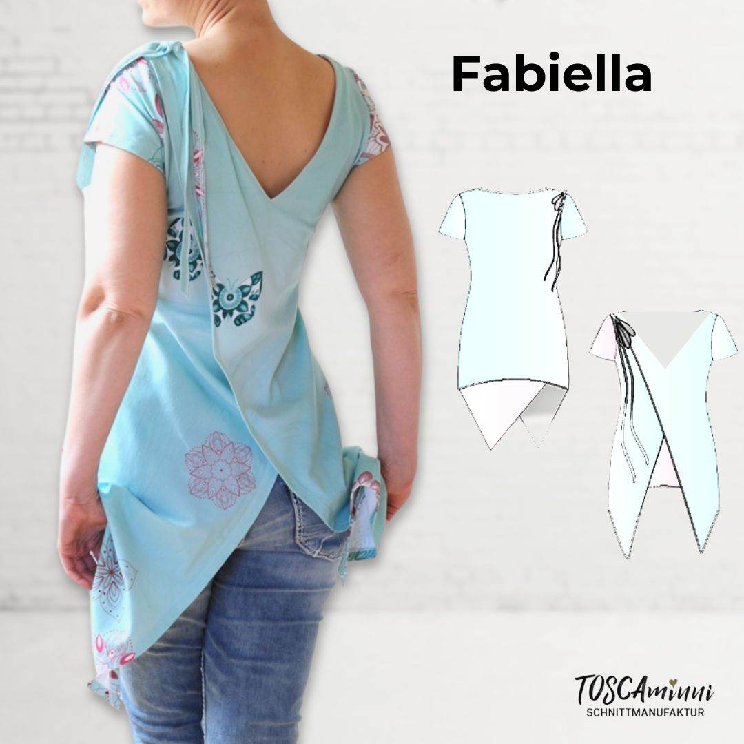 Schnittmuster Damen Shirt Fabiella Gr. 34-54 - Sewando