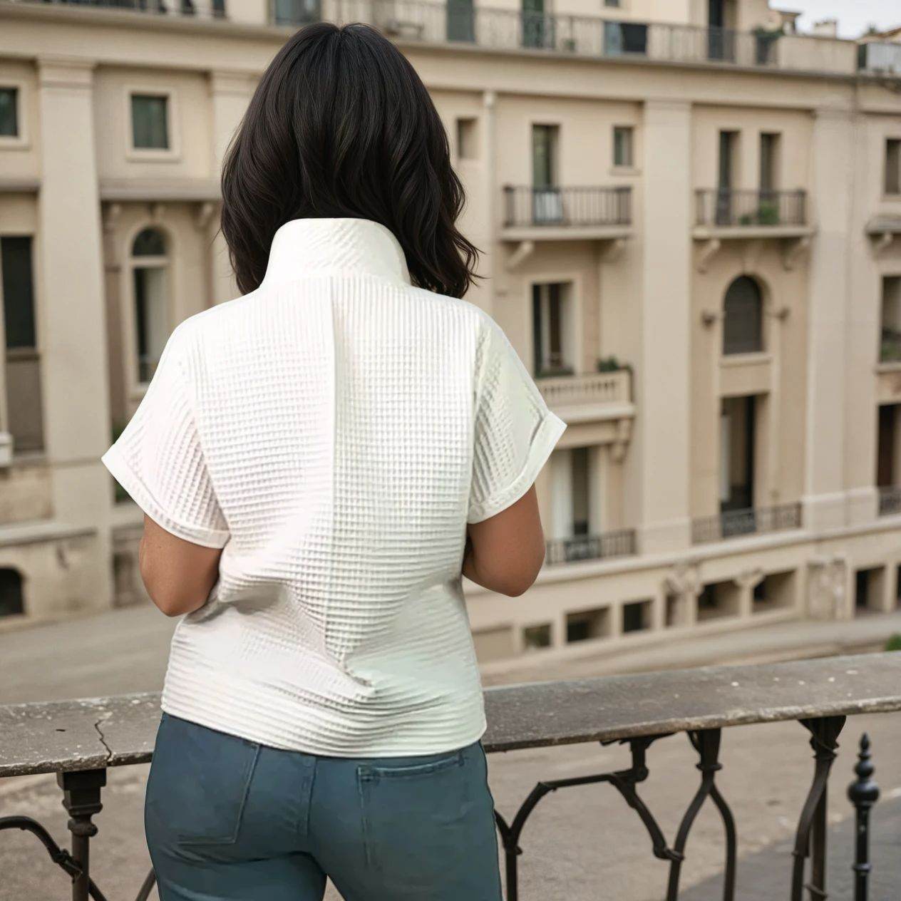 Schnittmuster Bluse Gilla | kurzarm mit Kragen | Leinen - Sewando