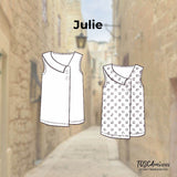 Schnittmuster Damenbluse Julie Gr. 34-54 - Sewando