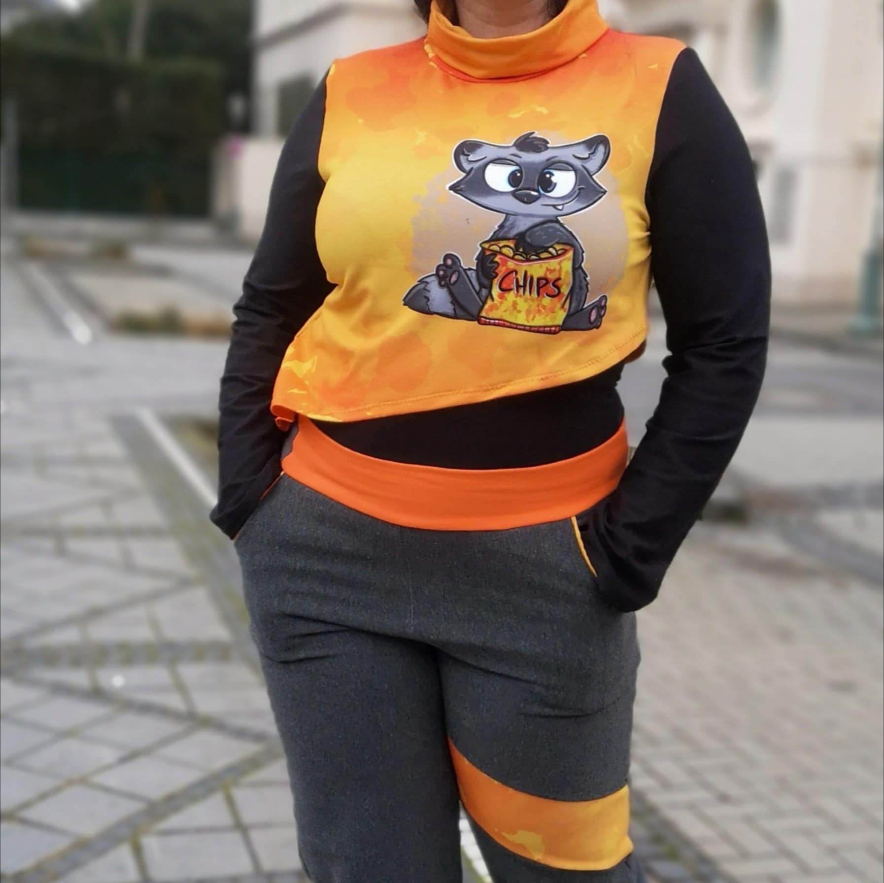 Schnittmuster Damen Shirt Frauke Größe 34-54 asymetrisch - Sewando