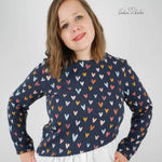 Schnittmuster Damen Shirt Frauke Größe 34-54 asymetrisch - Sewando