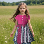 Schnittmuster Kinderdirndl Heidi Gr. 80 -140 Beamerdatei - Sewando