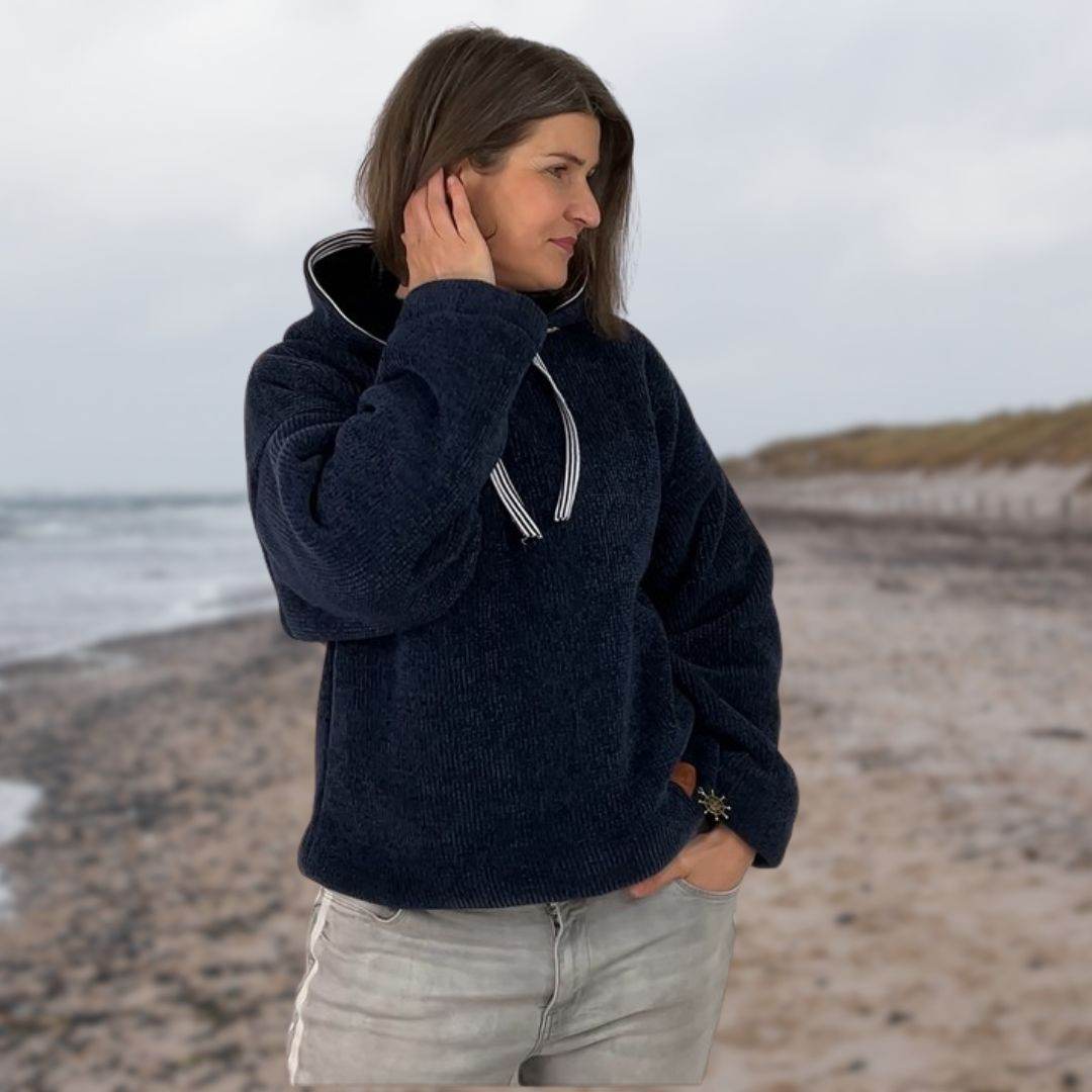 Schnittmuster Damen Hoodie Yella + Nähanleitung Gr. 34-54 - Sewando