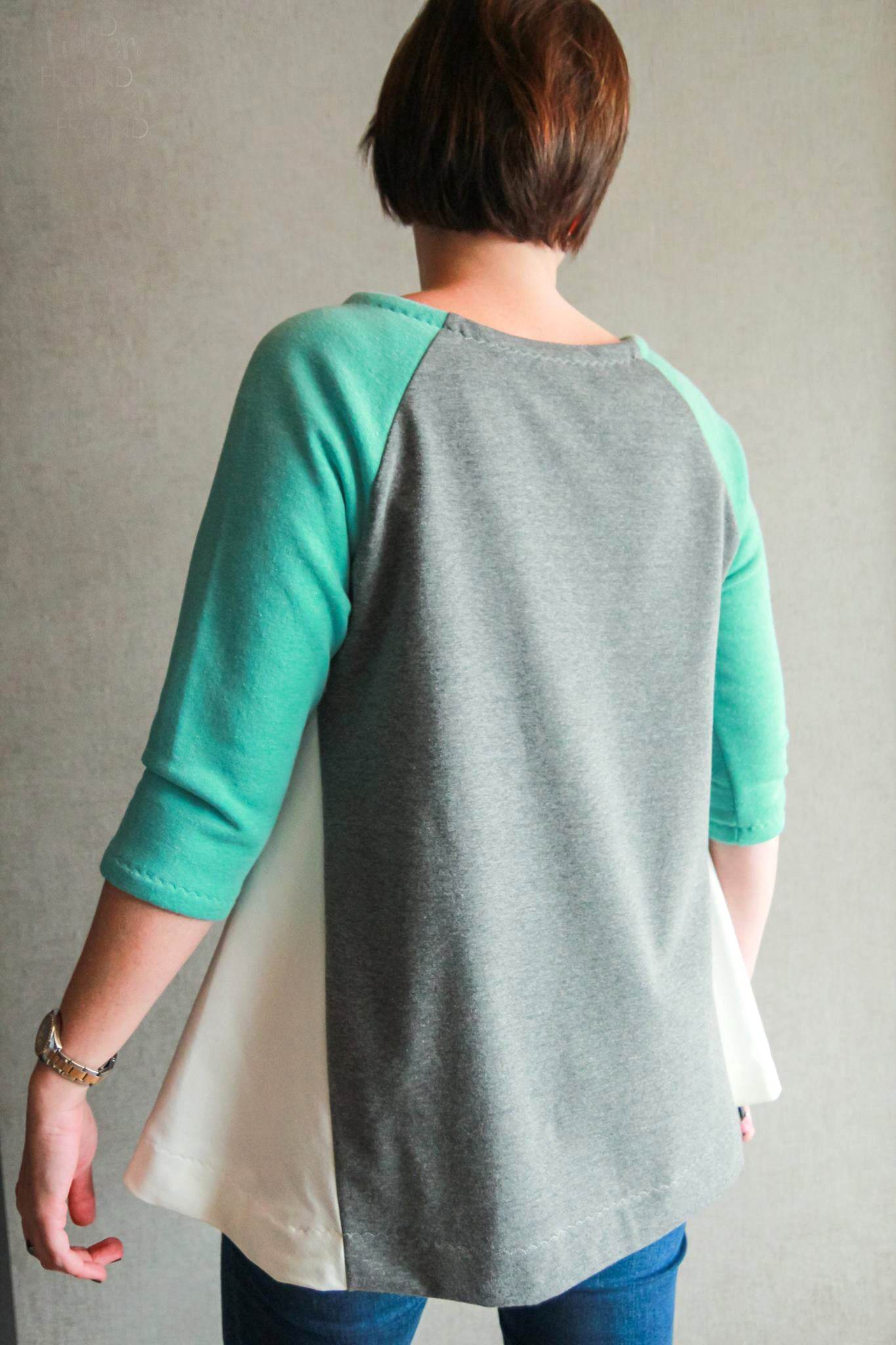 Schnittmuster Raglan Pullover Tunika FELICIA (34-48) : - Sewando