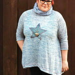Schnittmuster Raglan Pullover Tunika FELICIA (34-48) : - Sewando