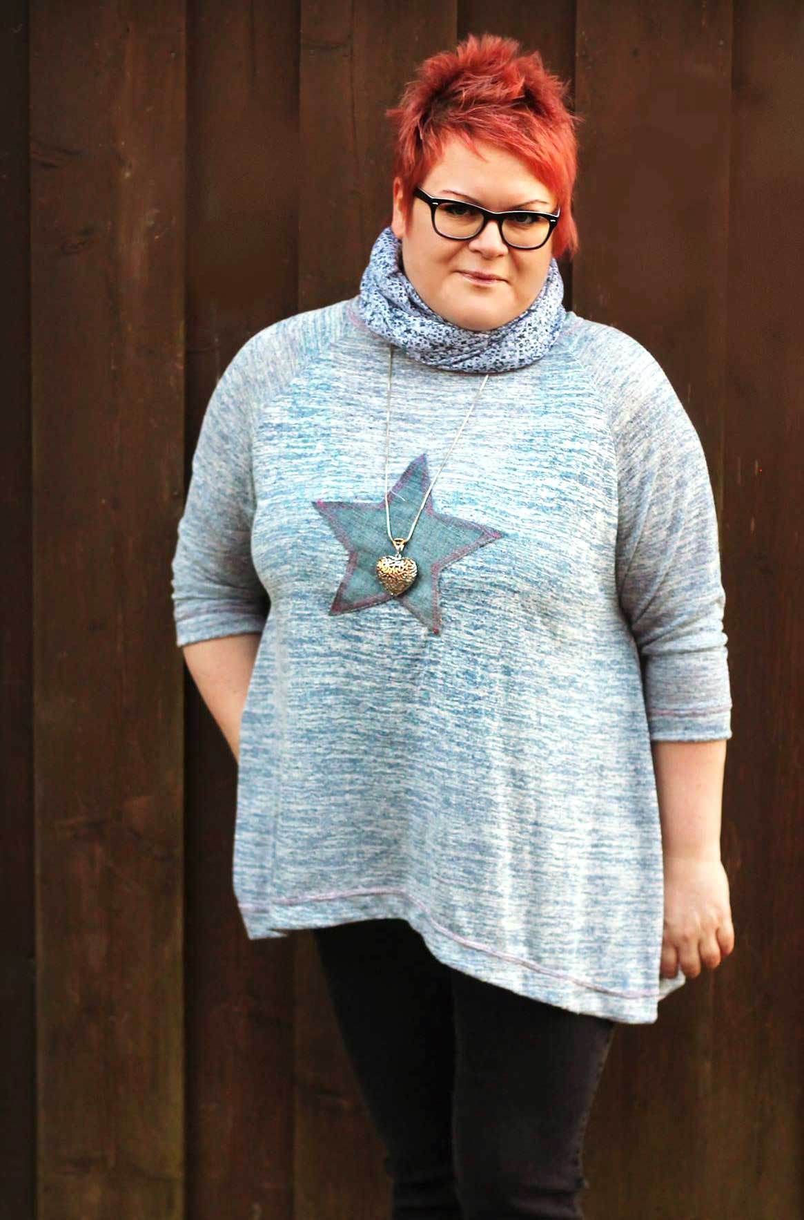 Schnittmuster Raglan Pullover Tunika FELICIA (34-48) : - Sewando