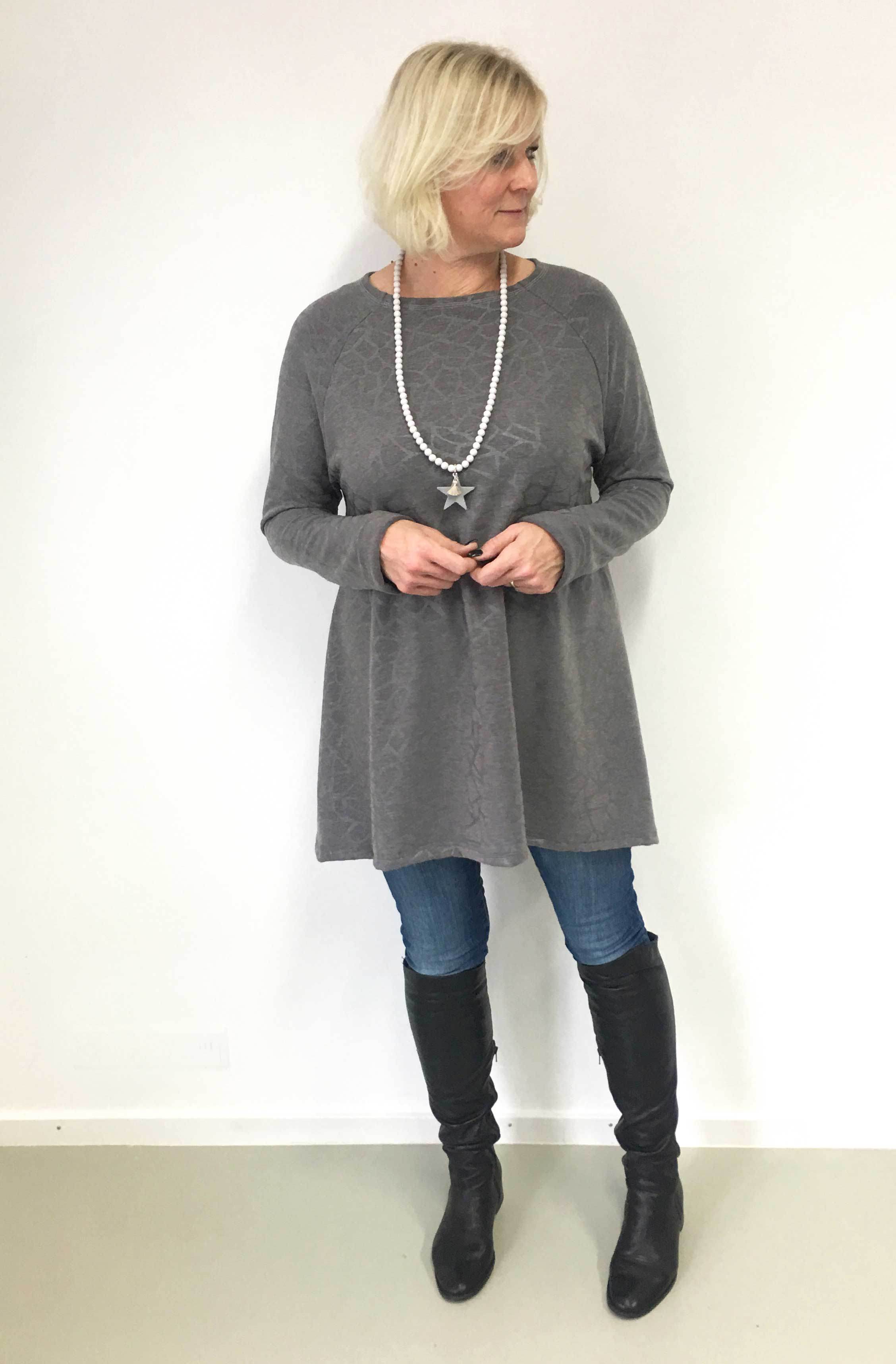 Schnittmuster Raglan Pullover Tunika FELICIA (34-48) : - Sewando