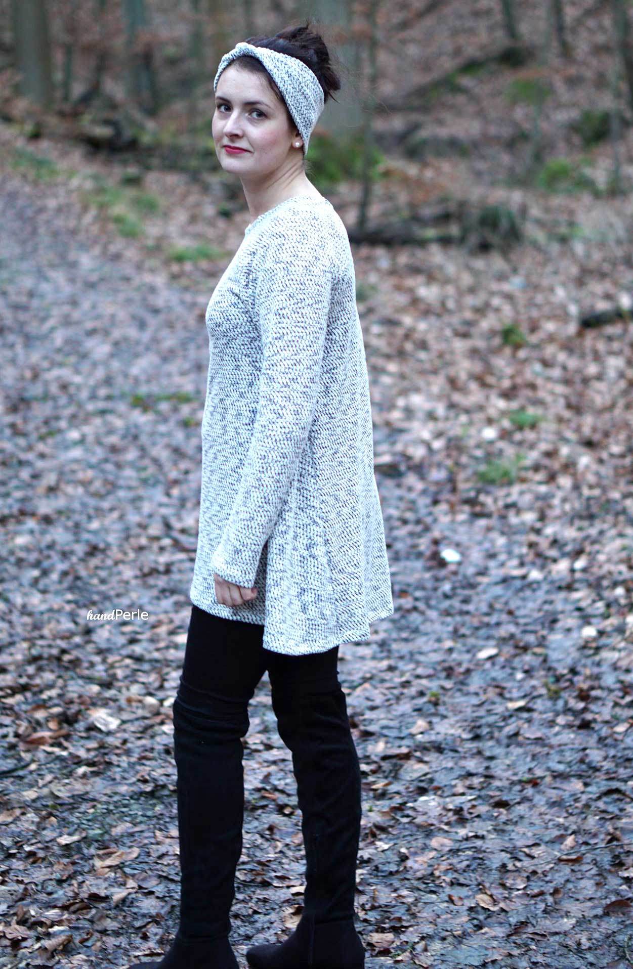 Schnittmuster Raglan Pullover Tunika FELICIA (34-48) : - Sewando