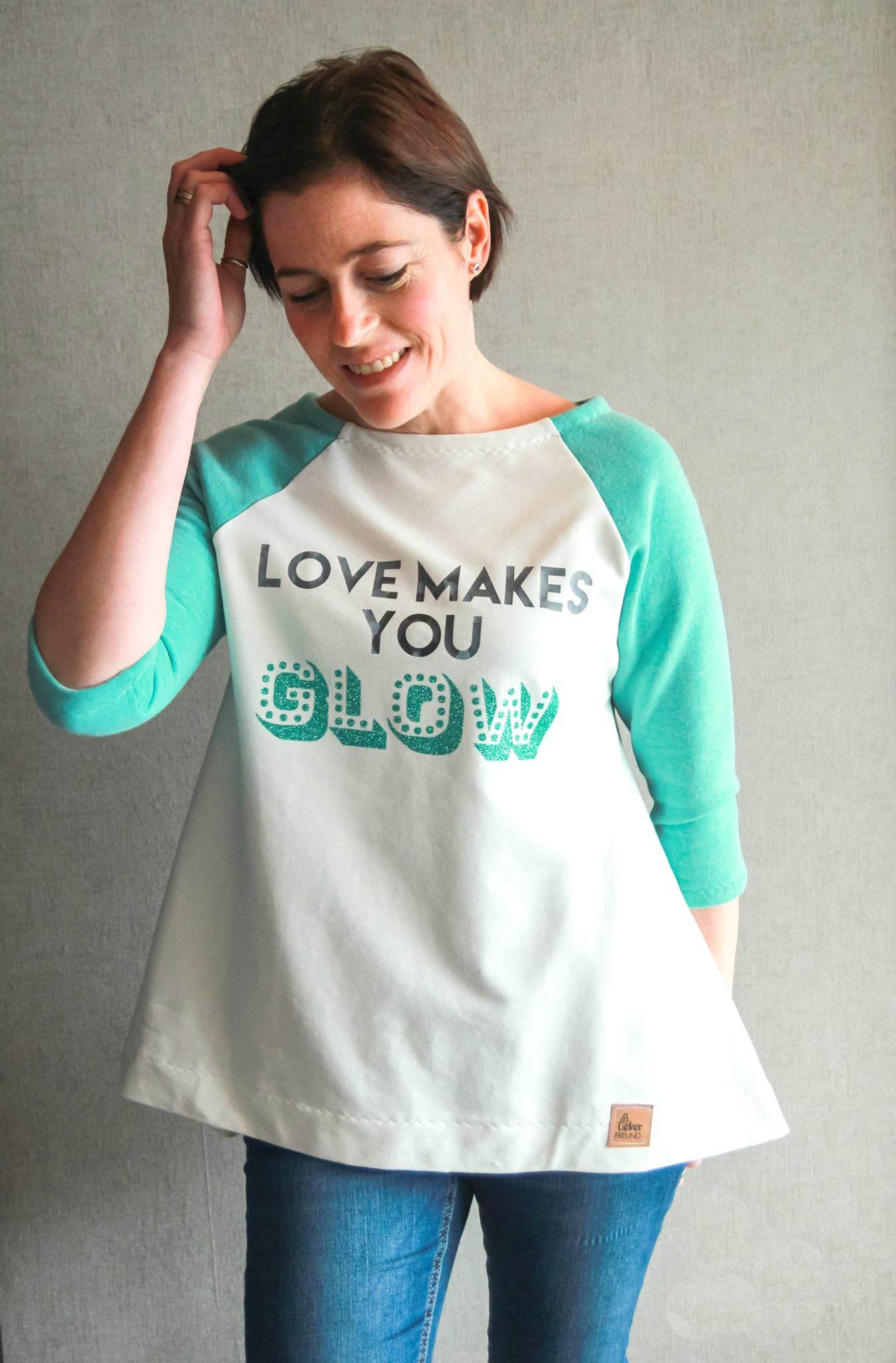 Schnittmuster Raglan Pullover Tunika FELICIA (34-48) : - Sewando