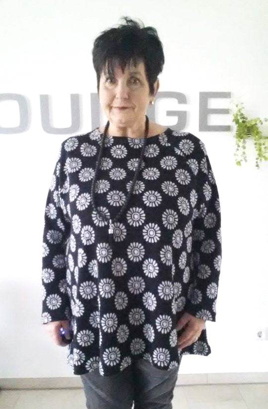 Schnittmuster Raglan Pullover Tunika FELICIA (34-48) : - Sewando
