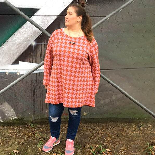 Schnittmuster Raglan Pullover Tunika FELICIA (34-48) : - Sewando