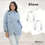 Schnittmuster Damen Jacke Eliane Gr. 34-45 Schnittmuster - Sewando