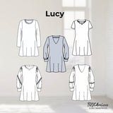 Schnittmuster Damen Kleid Lucy Gr. 34-54 | A-Linie - Sewando