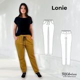 Schnittmuster Hose Loni Gr. 34-54 Jogginghose - Sewando