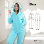 Schnittmuster Jumpsuit Elna Gr. 34-54 - Sewando