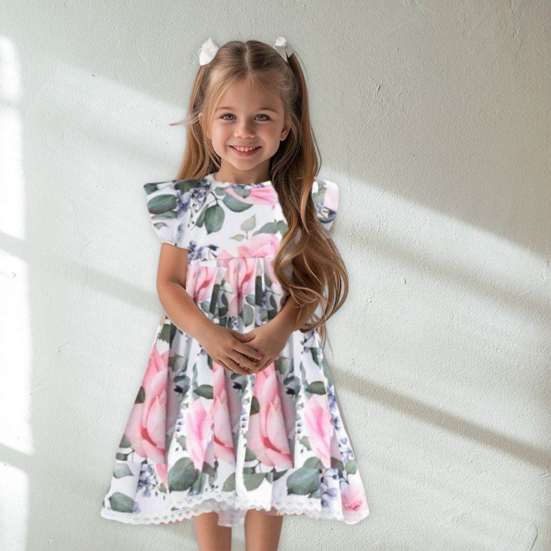 Schnittmuster Kinderkleid Louann Gr. 98-140 - Sewando