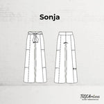 Schnittmuster Damen Hose Sonja Gr. 34-54 + Video - Sewando