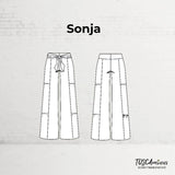 Schnittmuster Damen Hose Sonja Gr. 34-54 + Video - Sewando