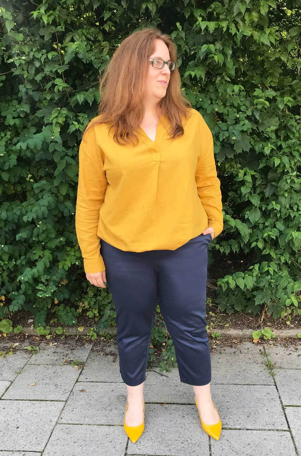 Schnittmuster schmale Hose, Slacks OLINDA (32-52) : - Sewando