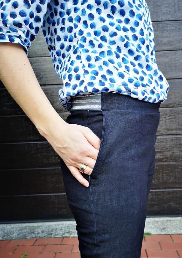 Schnittmuster schmale Hose, Slacks OLINDA (32-52) : - Sewando