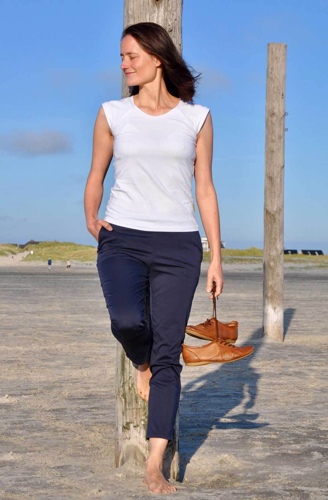 Schnittmuster schmale Hose, Slacks OLINDA (32-52) : - Sewando