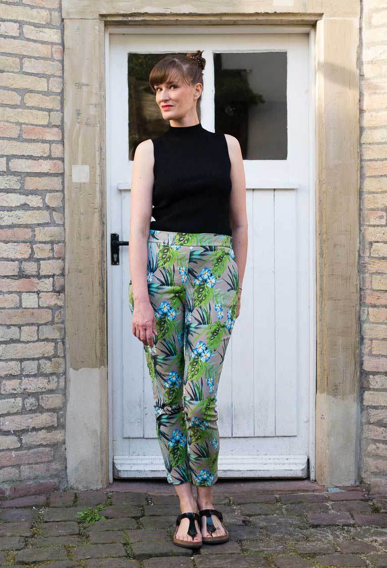 Schnittmuster schmale Hose, Slacks OLINDA (32-52) : - Sewando
