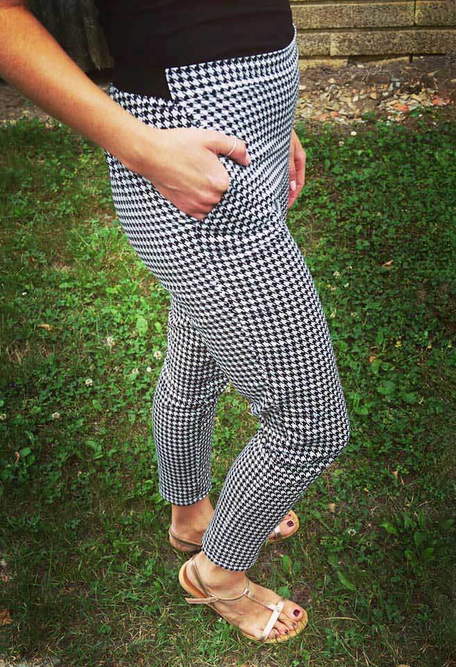 Schnittmuster schmale Hose, Slacks OLINDA (32-52) : - Sewando