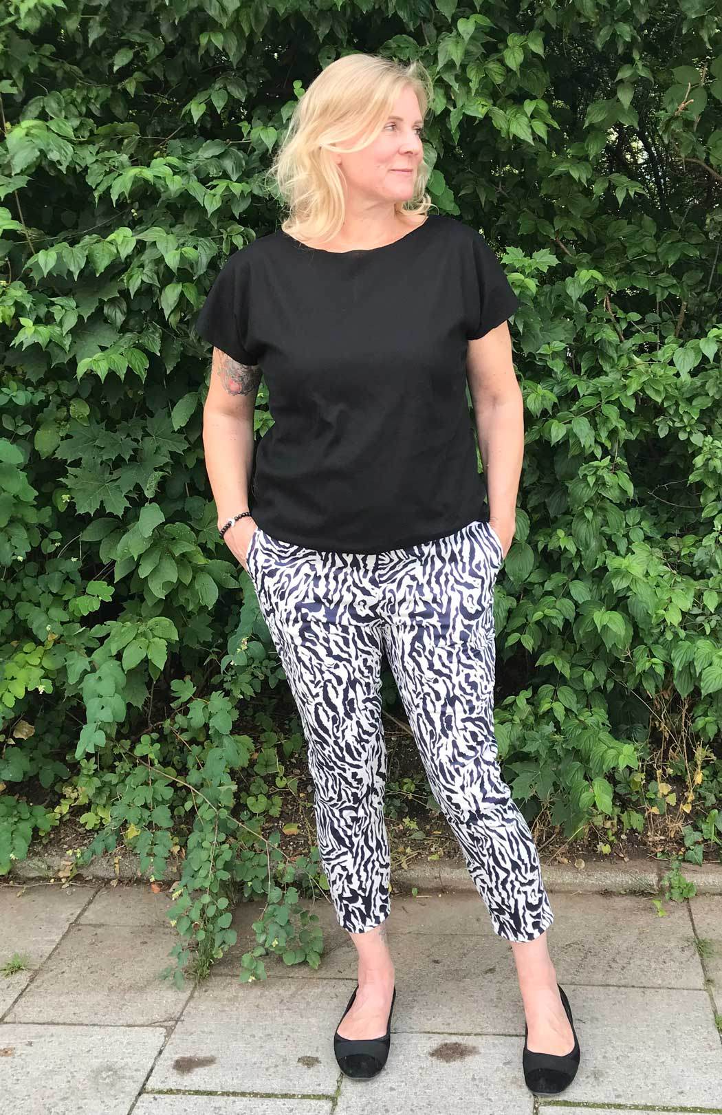 Schnittmuster schmale Hose, Slacks OLINDA (32-52) : - Sewando